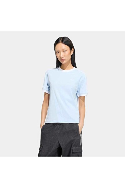adidas تي شيرت رياضي نسائي بثلاثة خطوط KX1882