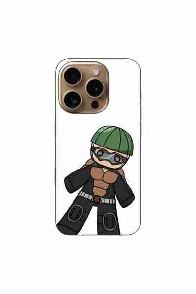 OEM Husa compatibila cu Apple iPhone 16 Pro Silicon Gel Tpu Model One Punch M...