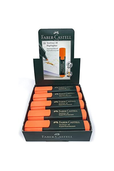 EKS Ticaret Faber Highlighter Pen - Orange 10 Pieces
