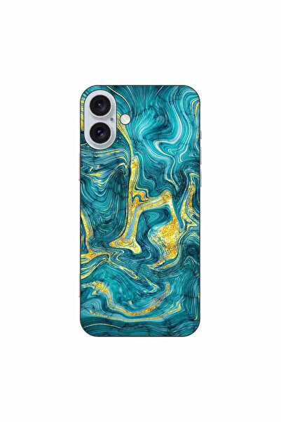 OEM Husa compatibila cu Apple iPhone 16 Plus Silicon Gel Tpu Model Abstract G...