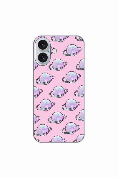 OEM Case compatible with Apple iPhone 16 Silicone Gel Tpu Model Saturn Dreams