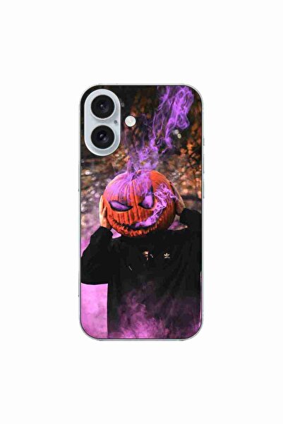 OEM Husa compatibila cu Apple iPhone 16 Silicon Gel Tpu Model Halloween Cap D...