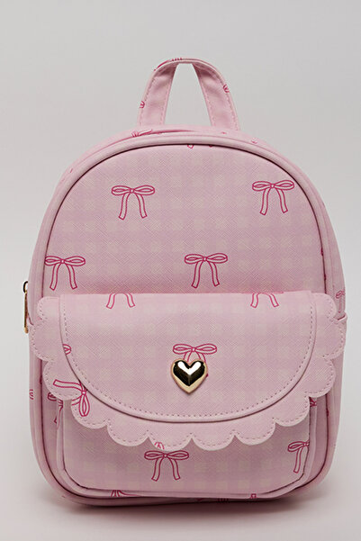 R&B Bow Print Backpack