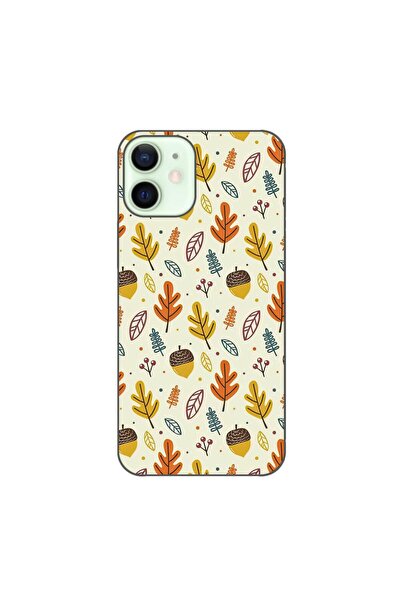 OEM Husa compatibila cu Apple iPhone 12 Mini Silicon Gel Tpu Model Autumn Pat...