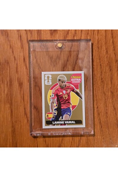 Panini FWC 2026 Lamine Yamal Extra Sticker Gold Arkaplan