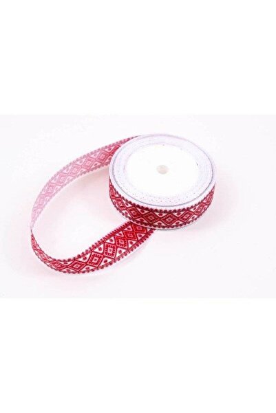 OEM Traditional Red Rhombus Ribbon 2.5cm