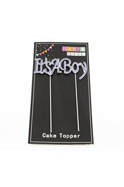 OEM Cake Topper Metal " It s A Boy"