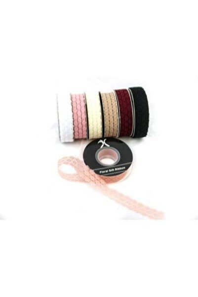 OEM Lace Ribbon Small Flowers 2.5cm/22cm Beige