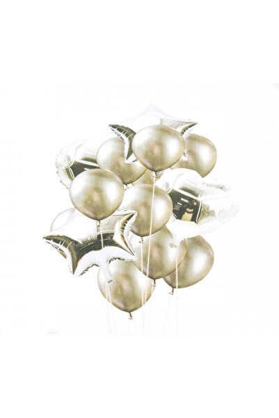 OEM Balloons 14/ Gold Top Bottom Set