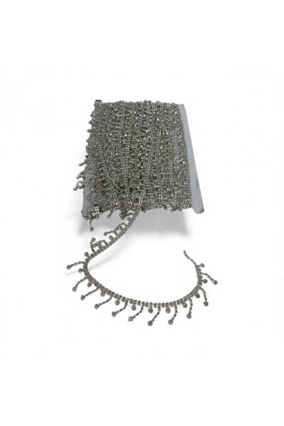 OEM Chain Necklace With Rhinestones One Long And One Short