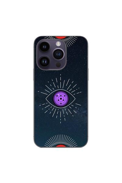 OEM Θήκη συμβατή με Apple iPhone 15 Pro από Σιλικόνη Gel TPU με σχέδιο Μάτι Τ...