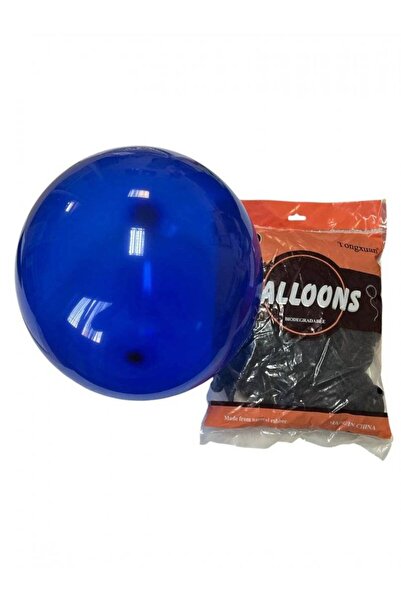 OEM Balloons 100/ Top Bottom Set 12" Electric Blue Matte