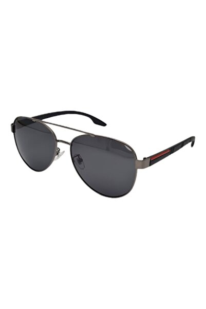 Tia Accesorii Polarized Sunglasses, unisex, P1535C3, gunmetal