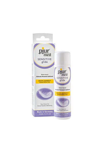 Pjur med Sensitive Glide lubrifiant intim pe bază de apă, fără glicerină și f...