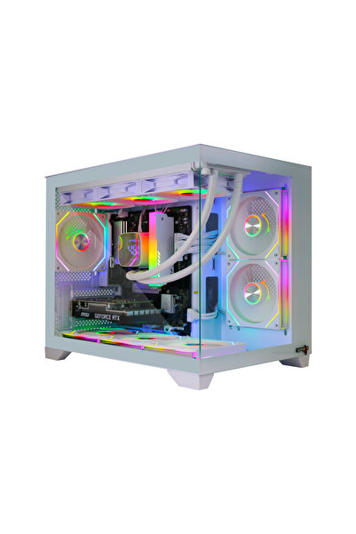 SPEARPC جهاز ألعاب - معالج AMD Ryzen 5 9600X، بطاقة رسومات RTX 3050، ذاكرة DD...