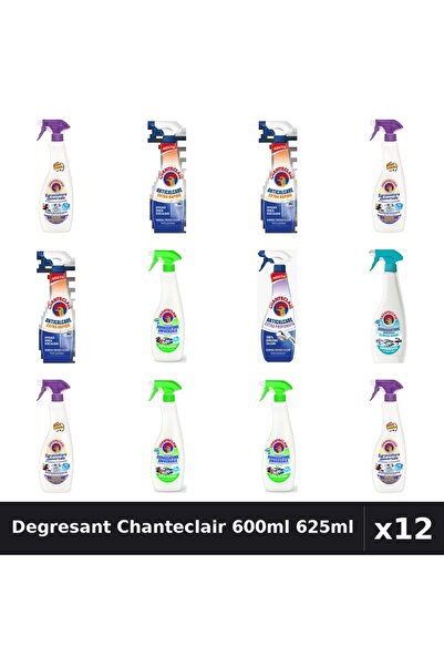 Chanteclair Set 12 Degresant Universal 600ml 625ml - Lavanda, Lamaie, Anticalcar