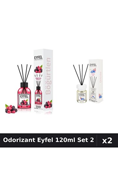 Eyfel Set 2 Odorizant Camera Betisoare 120ml - Fructe Pădure, Orhidee