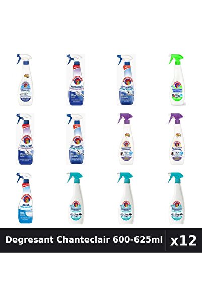 Chanteclair Set 12 Degresant Universal 600-625ml - 7 Arome, Bicarbonat, Lavan...