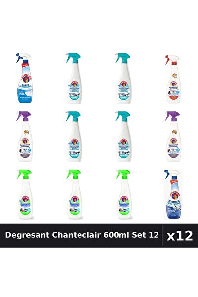 Chanteclair Set 12 Degresant Universal 600ml - Lamaie, Lavanda, Marsilia - Cu...