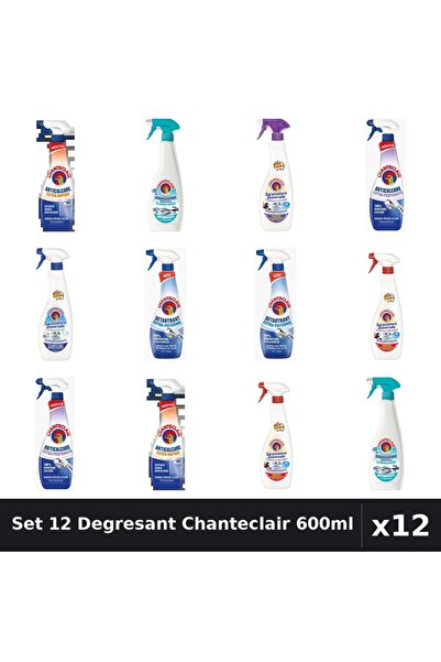 Chanteclair Set 12 Degresant Universal 600ml - Anti-Miros, Bicarbonat, Extra ...