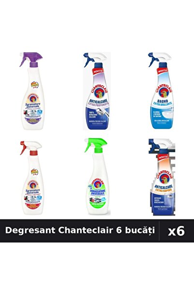 Chanteclair Set 6 Degresant Universal 600ml-625ml - Lavanda, Marsilia, Lămâie...