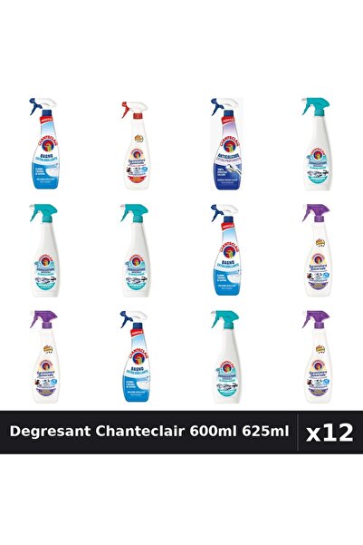 Chanteclair Set 12 Degresant Universal 600ml - 625ml, Marsilia, Lavanda, Mosc...