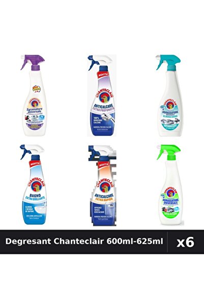 Chanteclair Set 6 Degresant Universal 600ml-625ml - Mosc, Lămâie, Anticalcar ...