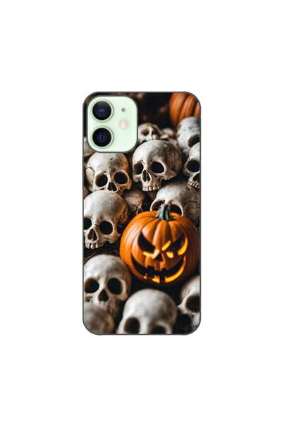 OEM Husa compatibila cu Apple iPhone 12 Mini Silicon Gel Tpu Model Halloween ...