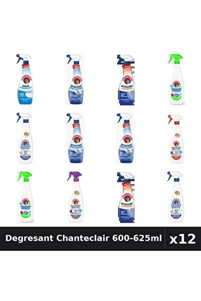 Chanteclair Set 12 Degresant Universal 600-625ml - 7 Arome Asortate, Curateni...