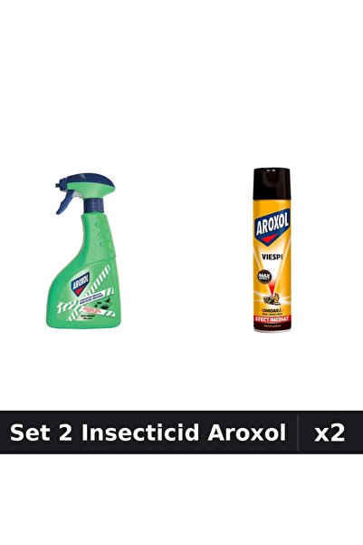 Aroxol Set 2 Produse Anti-Insecte - Spray Insecticid