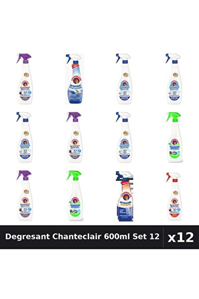 Chanteclair Set 12 Degresant Universal 600-625ml - 7 Arome, Bicarbonat, Lavan...