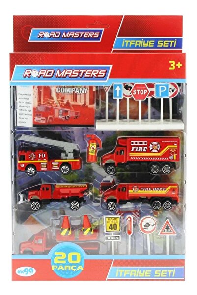 Kaia Life Die Cast Metal 20 Parça İtfaiye Seti - Tankerli