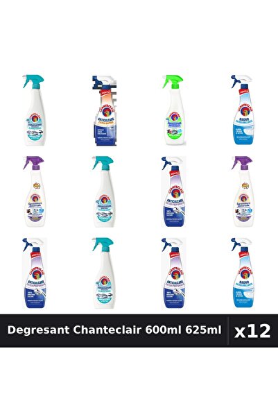Chanteclair Set 12 Degresant 600ml și 625ml - Universal, Anticalcar, Lămâie, ...