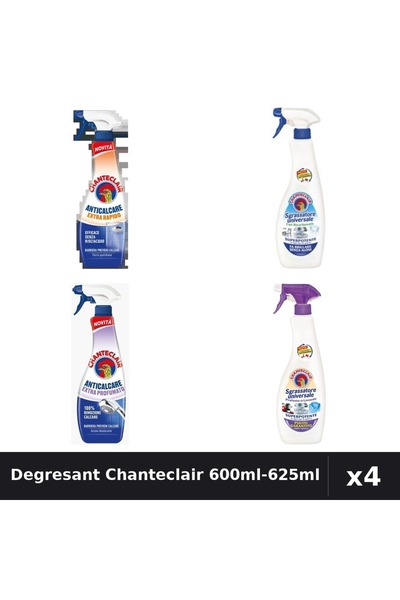 Chanteclair Set 4 Degresant Universal 600ml-625ml - Bicarbonat, Lavanda, Anti...