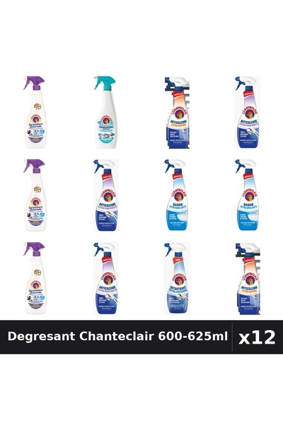Chanteclair Set 12 Degresant Universal 600-625ml - Mosc, Lavanda, Anticalcar ...