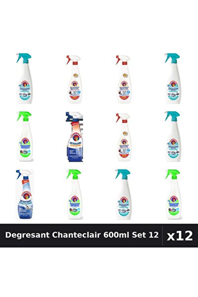 Chanteclair Set 12 Degresant Universal 600-625ml - Anti-Miros, Marsilia, Lămâ...