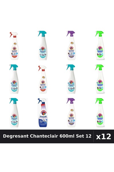 Chanteclair Set 12 Degresant Universal 600-625ml - Marsilia, Lavanda, Lămâie,...