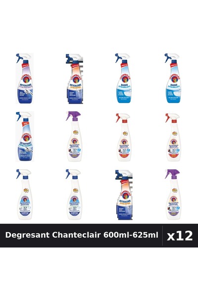 Chanteclair Pachet 12 Degresant Universal 600ml-625ml - 8 Arome, Anticalcar, ...