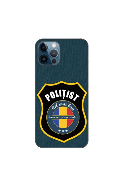 OEM Husa compatibila cu Apple iPhone 12 Pro Max Silicon Gel Tpu Model Politist