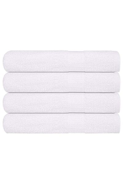 vidaxl FROGN Towels 4 pcs., white, 100 x 200 cm, 360 g/m²