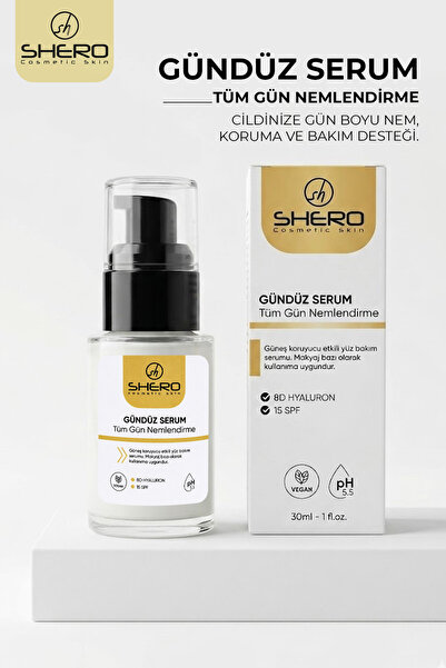 Gündüz Serumu SPF 15 Korumalı 8D Hyaluron & Gün Boyu Nemlendirme