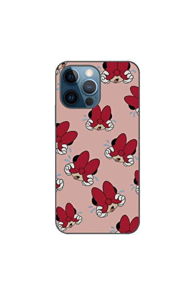 OEM Калъф, съвместим с Apple iPhone 12 Pro, силиконов гел TPU, с десен Мини М...