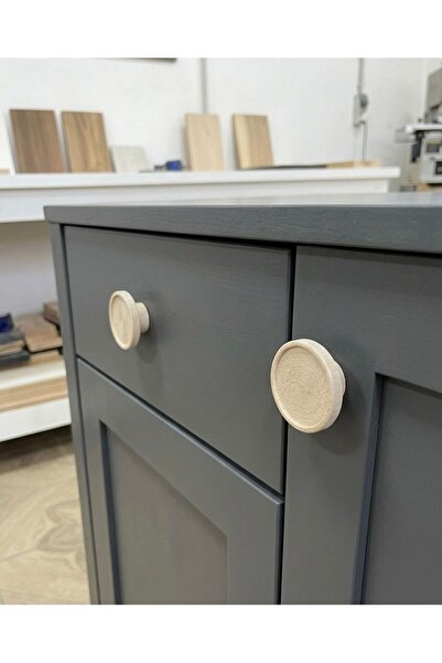 Yc Dekor Viola Wooden Handle Luxury Country Kitchen Furniture Cabinet Drawer ...