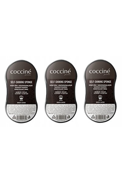 Coccine Set 3 bureti curatare incaltaminte Self-Shining, Coccine, Pentru piel...