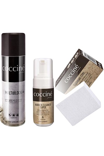 Coccine Kit ingrijire incaltaminte, Coccine, 3 bucati, Pentru piele intoarsa ...