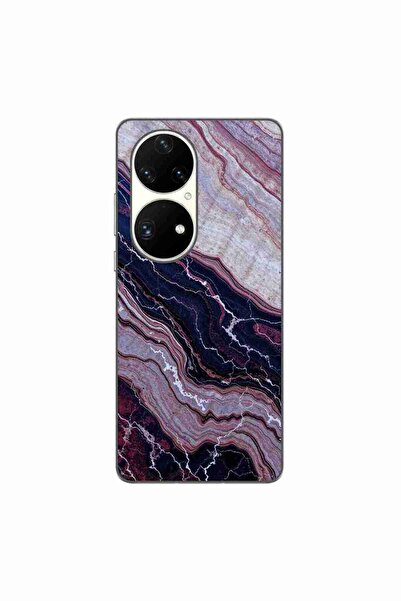 OEM Θήκη συμβατή με Huawei P50 Pro από σιλικόνη gel TPU, μοντέλο Αμέθυστος Άμ...