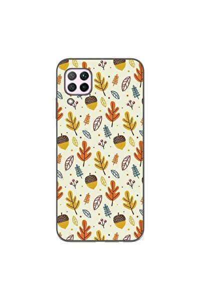 OEM Husa compatibila cu Huawei P40 Lite Silicon Gel Tpu Model Autumn Pattern