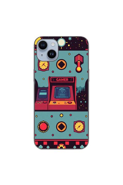 OEM Husa compatibila cu Apple iPhone 14 Plus Silicon Gel Tpu Model Gamer Arca...