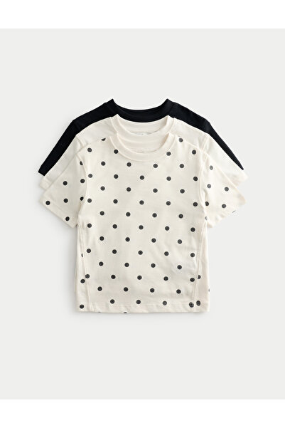 Marks & Spencer 3'lü Pamuklu T-shirt