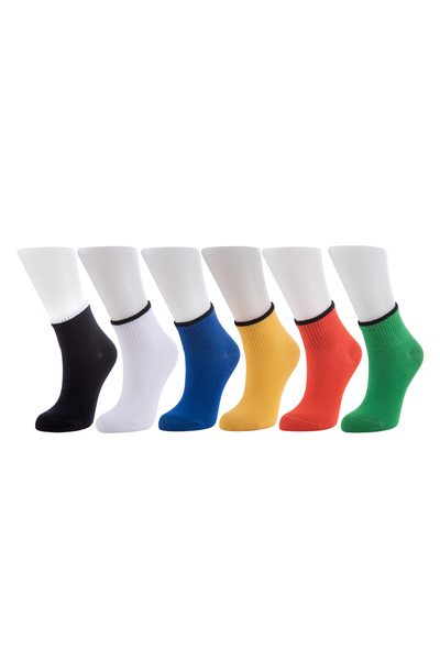 Moyra Socks 6-Pack Colorful Women's College Socks